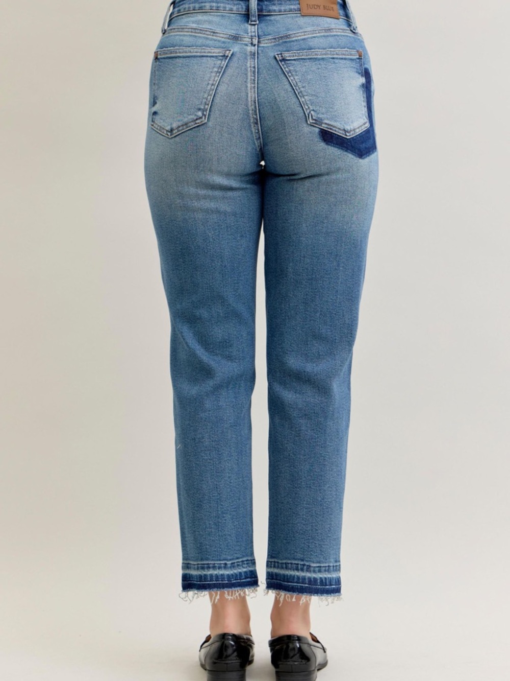 Judy Blue MR BF Patch & Repair Destroy Release Hem - Picture 6 of 10